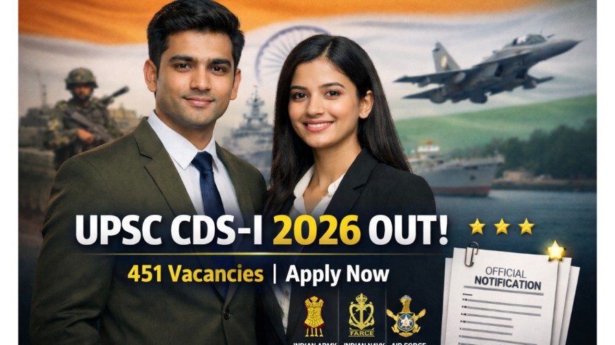 UPSC CDS-I Recruitment 2026