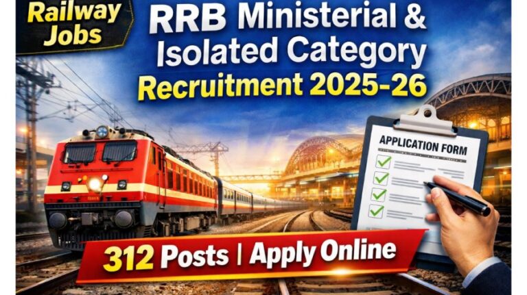 RRB Ministerial & Isolated Category Recruitment 2025