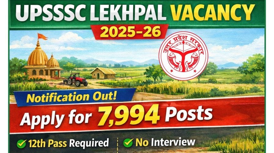UPSSSC Lekhpal Vacancy 2025–26