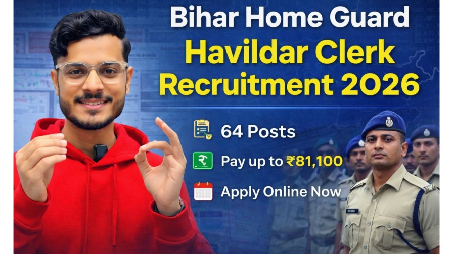 Bihar Home Guard Havildar Clerk Bharti 2026