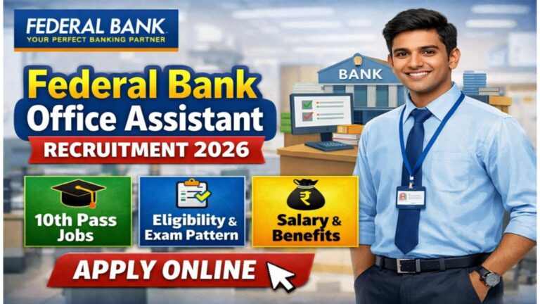 Federal Bank Office Assistant Recruitment 2026