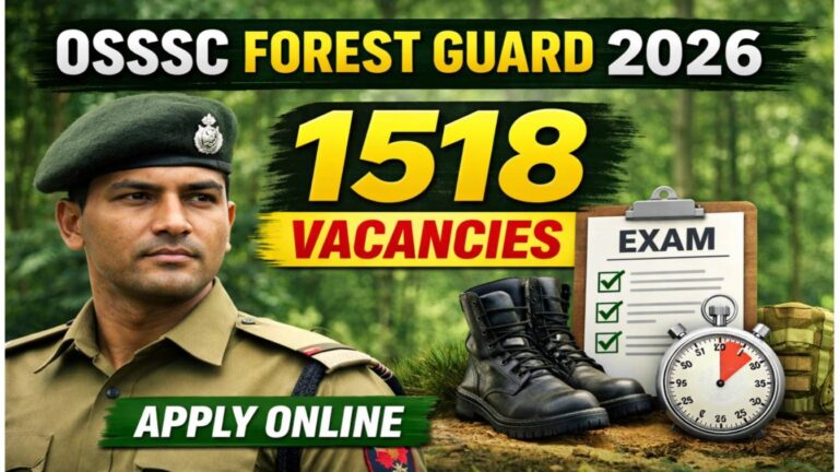 OSSSC Forest Guard Vacancy 2026
