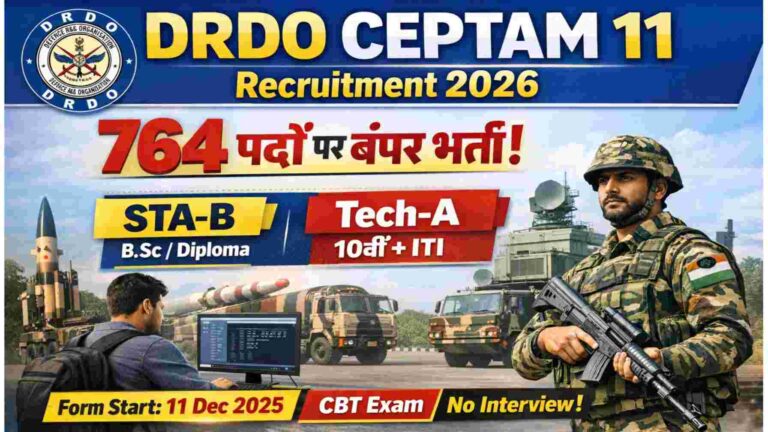 DRDO CEPTAM 11 Recruitment 2026
