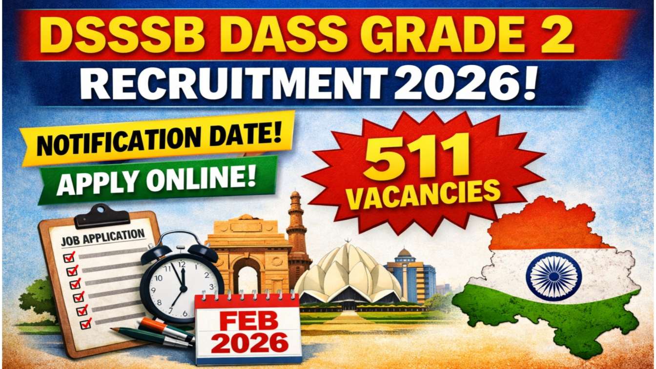 DSSSB DASS Grade II Recruitment 2026