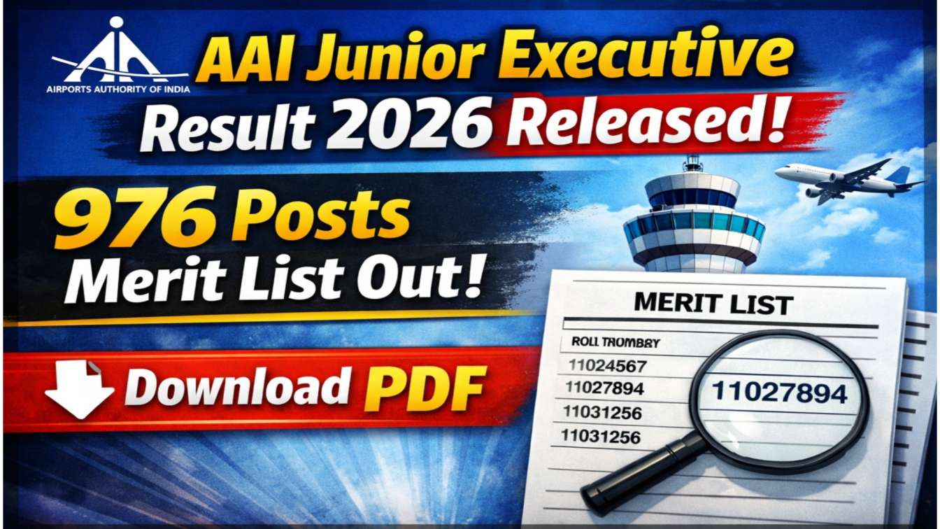 AAI Junior Executive Result 2026