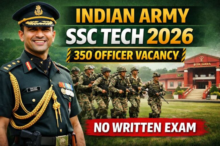 Indian Army SSC Tech Men Recruitment 2026