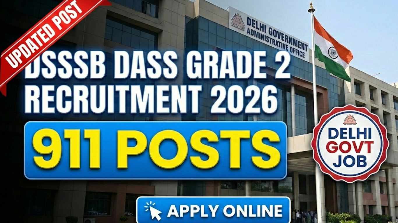 DSSSB DASS Grade 2 Recruitment 2026