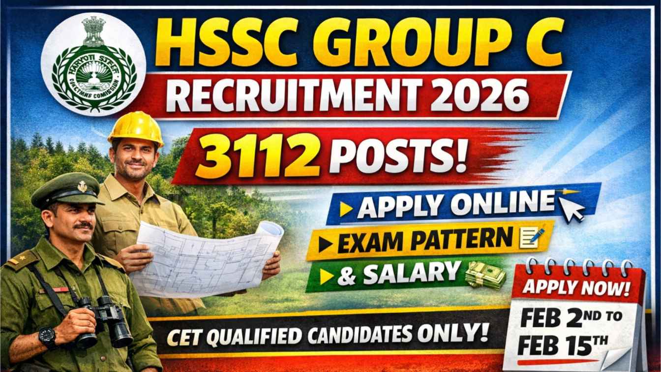 HSSC Group C Recruitment 2026