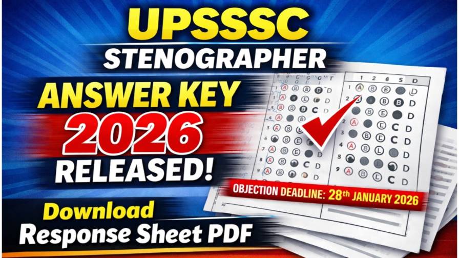 UPSSSC Stenographer Answer Key 2026