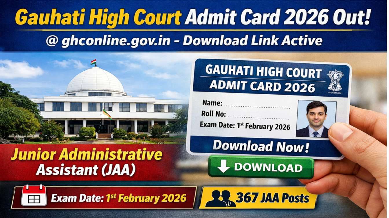 Gauhati High Court Admit Card 2026 Out