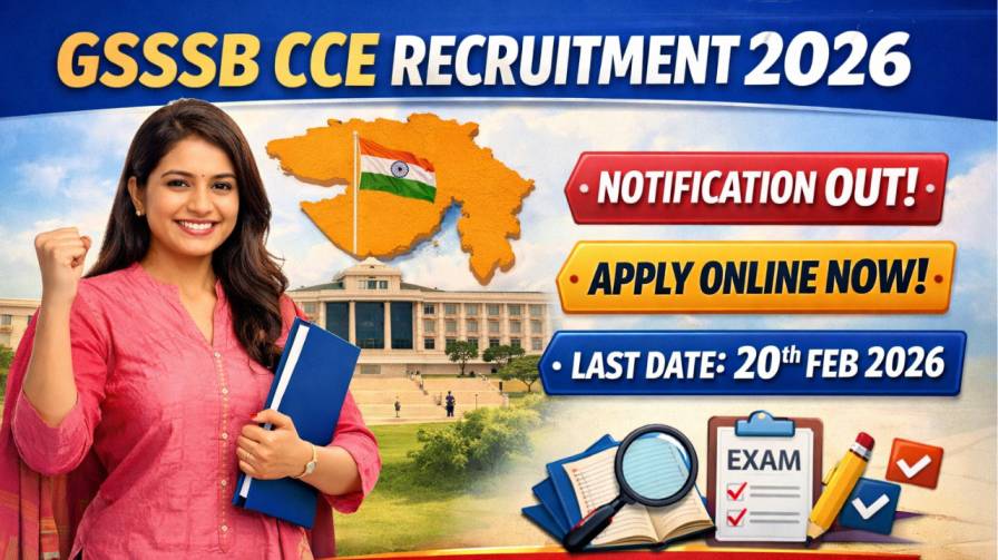 GSSSB CCE Recruitment 2026