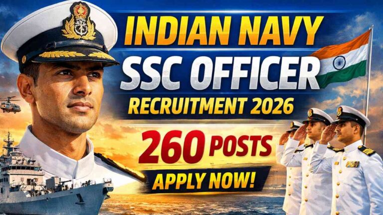 Indian Navy SSC Officer Recruitment 2026
