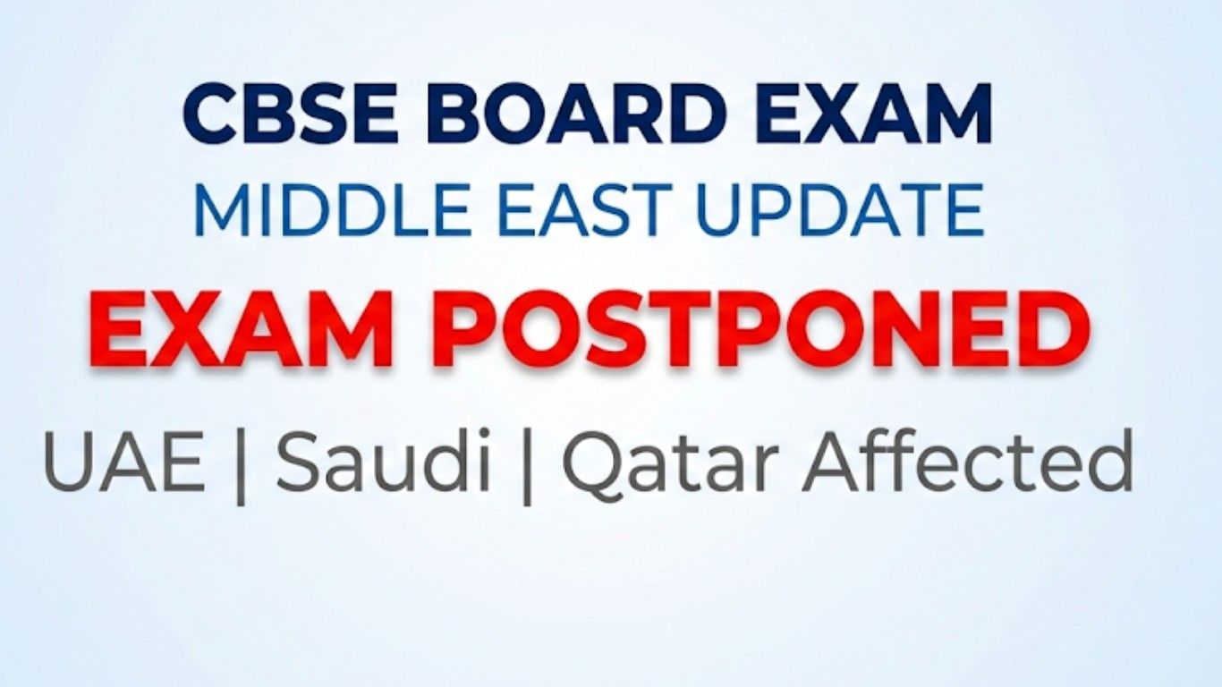 CBSE Exam Postponed 2026